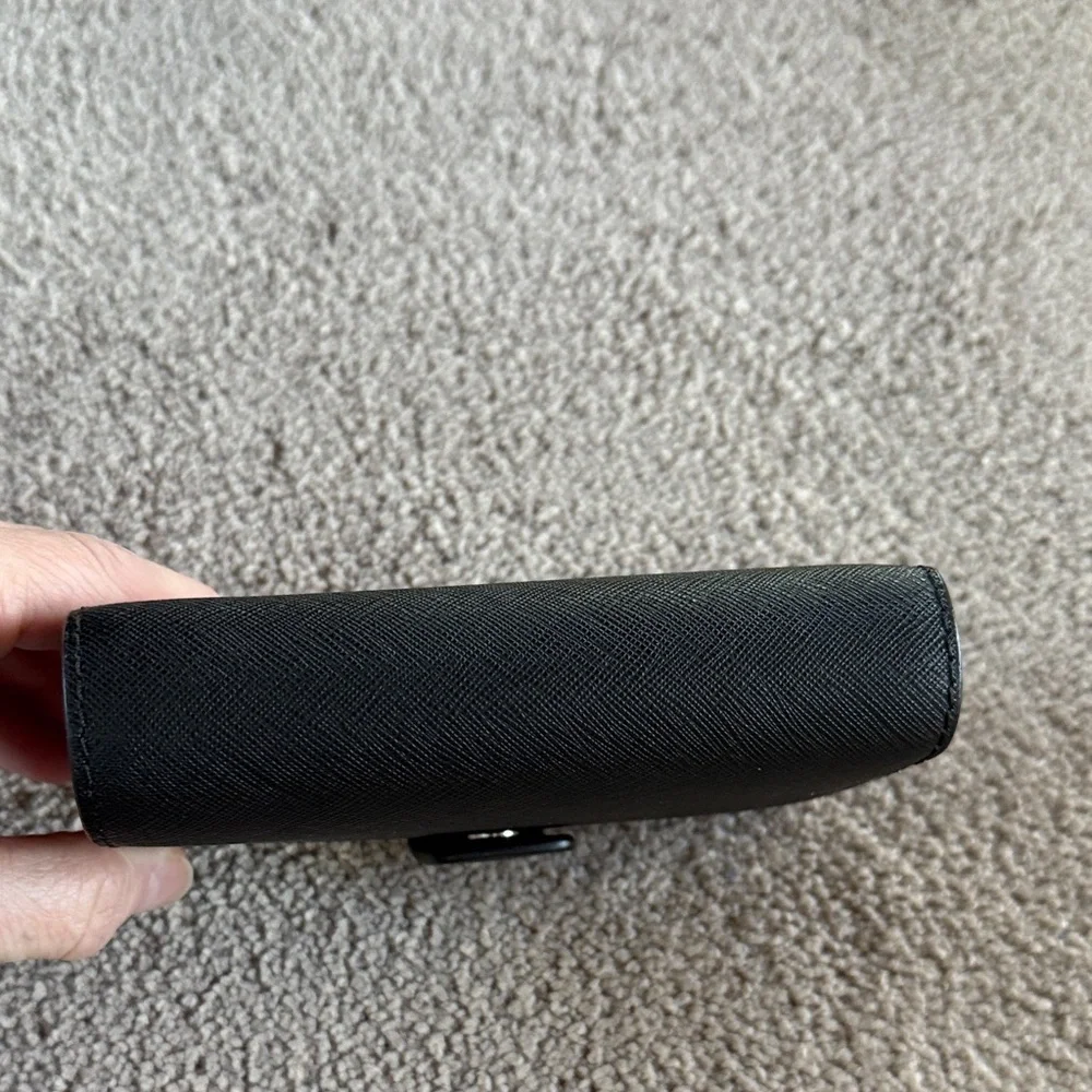 Michael Kors Black Leather Wallet - Picture 4 of 6